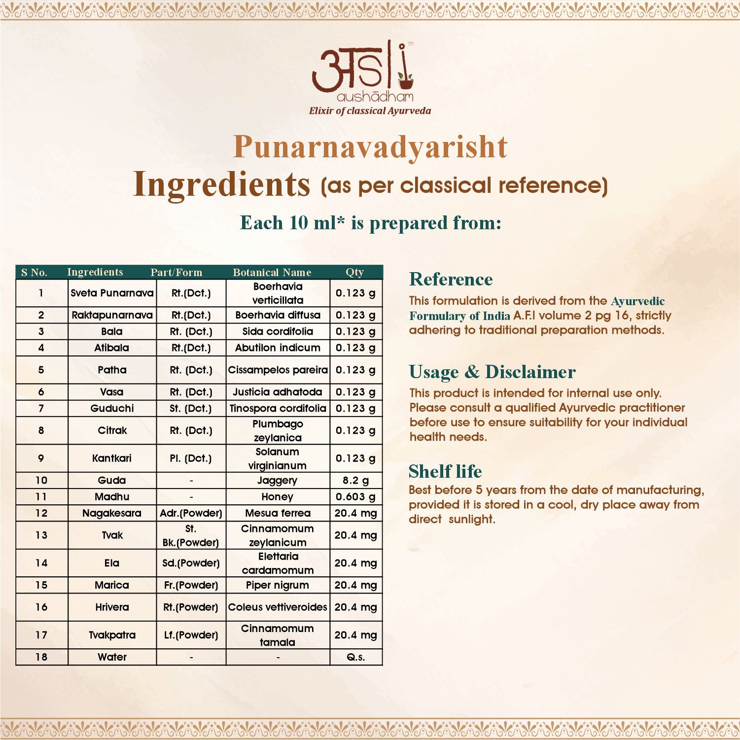 Punarnavadyarisht